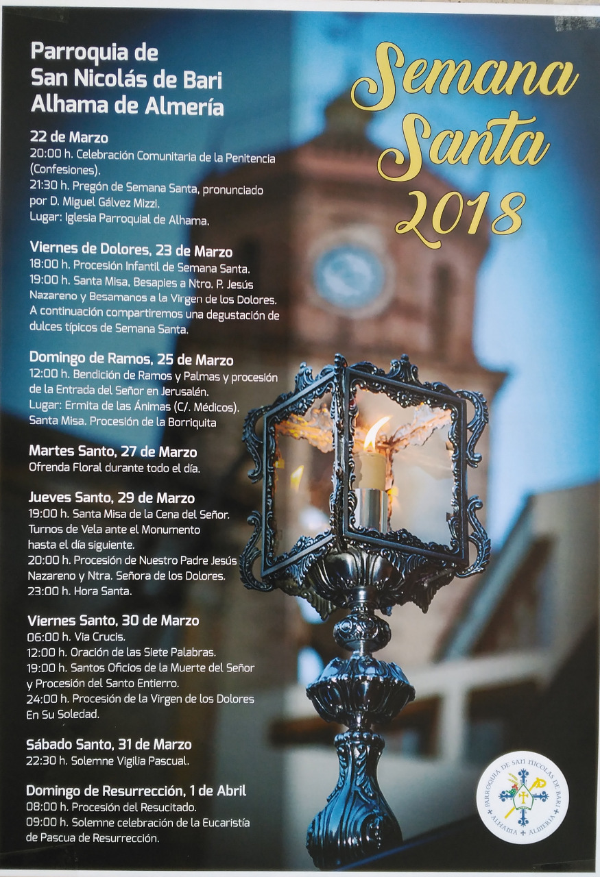 Semana Santa en Alhama de Almería 2018 Alhama de Almería